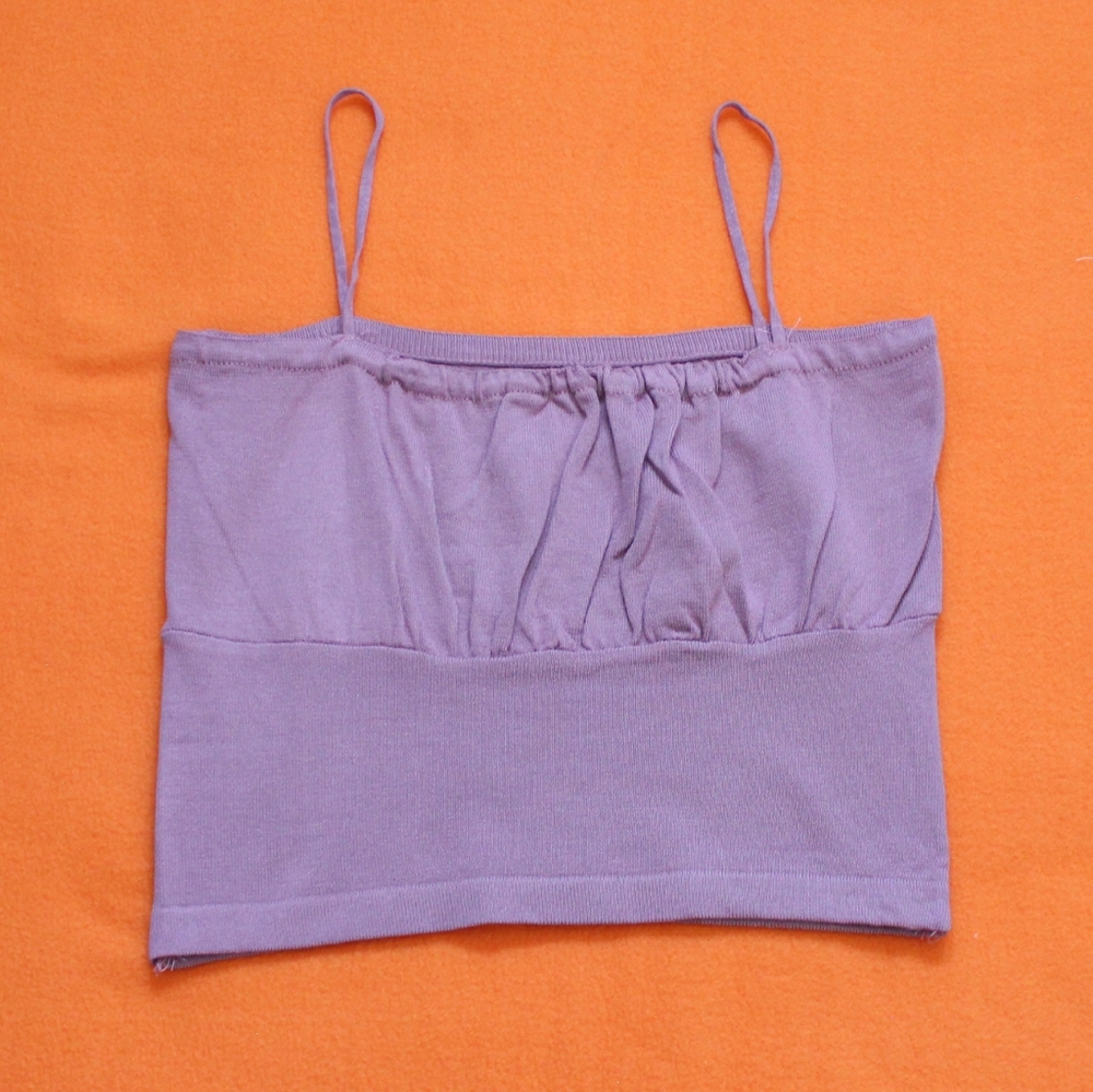 Purple Corset Cami Top